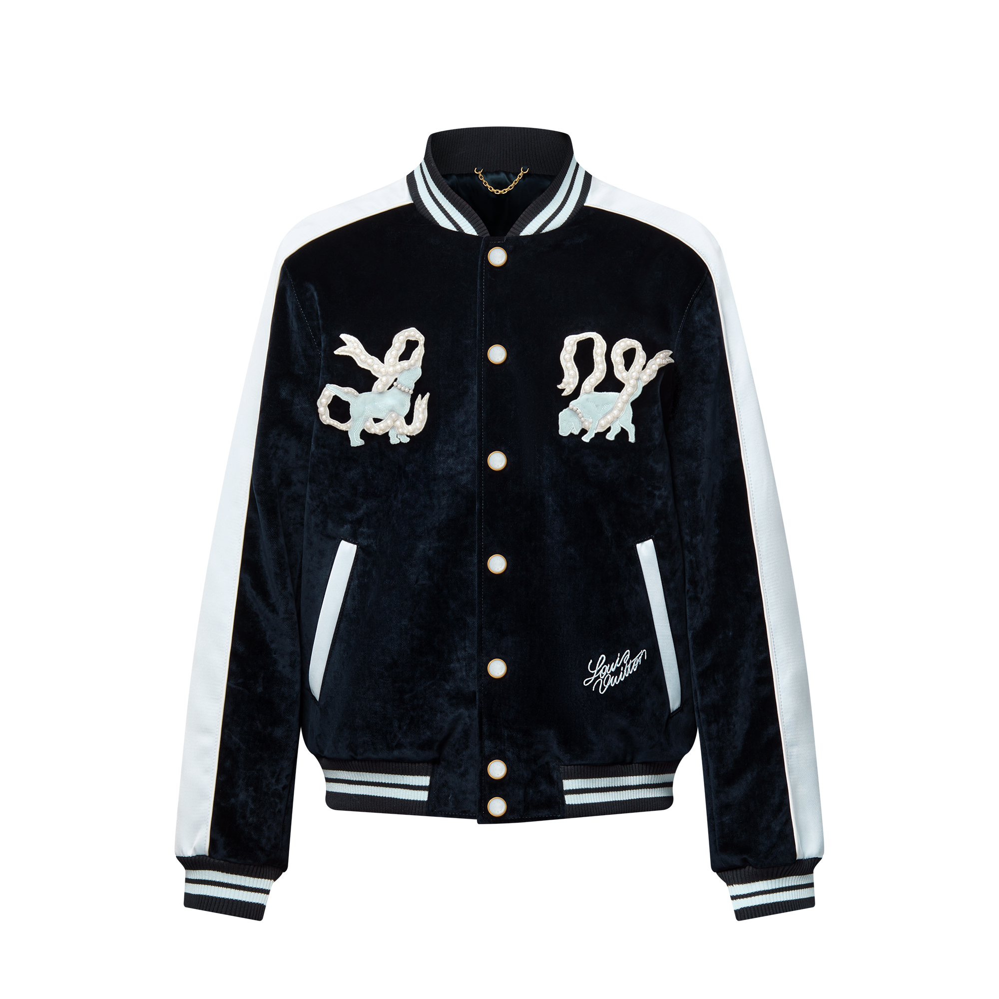 Denim Velvet Souvenir Jacket - Ready-to-Wear 1AGIMJ | LOUIS VUITTON